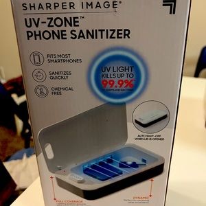 New Sharper Image - UV Phone Sanitizer.